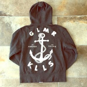 Glamour Kills anchor zip up